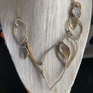 Gilded fall leaves necklace from Chloe and Isabel